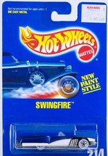 Hot Wheels No. 214 Swingfire WW BW's 4312 New On Card 1994