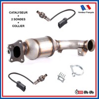 Partsline Katalysator Kat Mit 2X Lambda Sonde FüR Peugeot 108 208 301 308 II