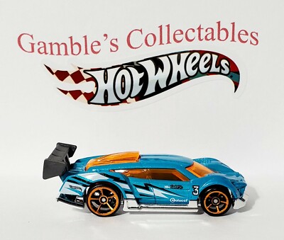 Hot Wheels 2019, Track Builder, Super Blitzen, New, Loose (DC4163)