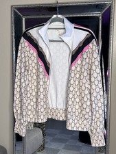 Maje Monogram Chain Bomber Jacket - Size 2