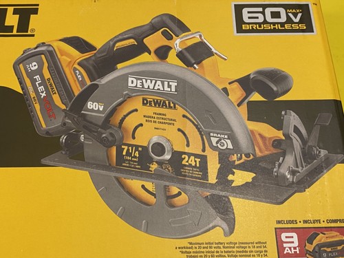 Nuovo kit sega circolare DEWALT DCS578X1 FlexVolt 7-1/4" spedizione gratuita! - Foto 3 di 7