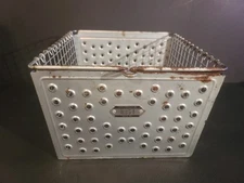 Vintage PENCO PRODUCTS Steel Metal Wire Basket Locker Room Storage 11x8x12.5" A