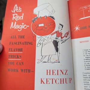 c1955 Heinz 57 Prize-Winning Recipes Cook with Ketchup Contest Advertising Vtg