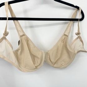 Wacoal Women Size 36D Bra 855225 Beige Brown Sheer Lace Underwire Stark Beauty