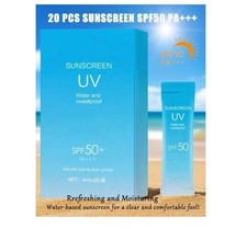 40 Pack Sunscreen SPF50 ,Moisturizing Travel Size Sunblock Lightweight...
