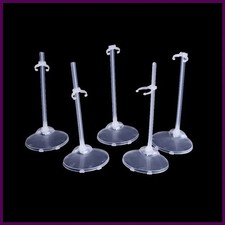 5 Pcs Plastic Doll Stand Figure Display Holder Model Furniture Accessories
