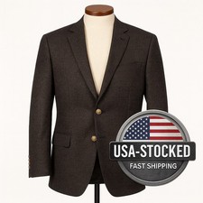 Men s 54L Stretch Comfort Blazer Charcoal Stafford Classic Fit Big Tall NWT