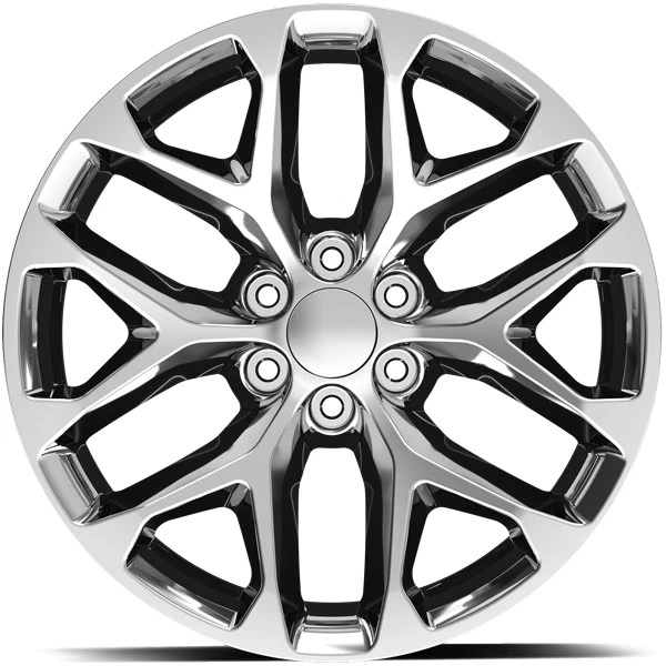 OE Performance 176C 24x10 6x5.5" +24mm Chrome Wheel Rim 24" Inch Foto 2 de 4