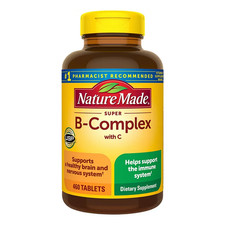 Nature Made Super B Complex with Vitamin C  Folic Acid Tablets, 460 Ct