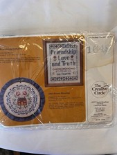 The Creative Circle Friendship Sampler 1649 Kit 8  X10  Handstitching Crossstitch