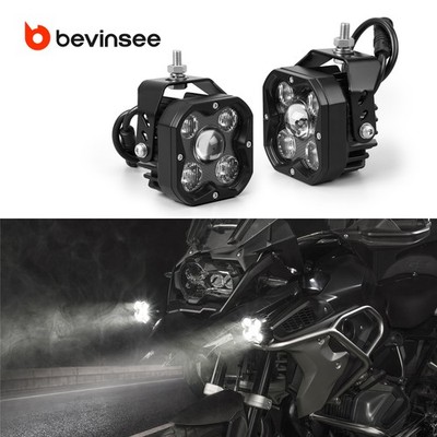 E-Geprüft 100W Motorrad LED Scheinwerfer Zusatzscheinwerfer Zusatz-Scheinwerfer