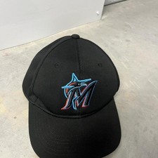 Miami Marlins Team MLB Youth Strapback Hat Black Baseball Cap OC Sports