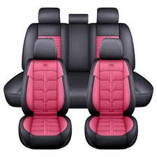 Pu Leather Car Seat Covers Wear Resistant Front Rear Full Set Protector For Cars Pu Leather Car Seat Covers Wear Resistant Front Rear Full Set Protector For Cars