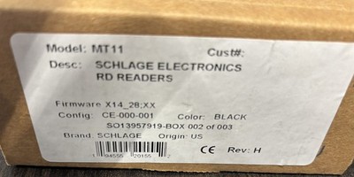 Schlage Electronics Reader MT11