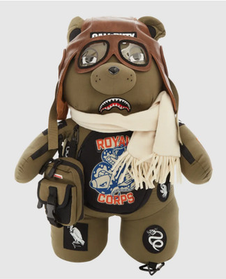 Sprayground Bear Call of Duty Bär Ruckack Backpack khaki ausverkauft Limited Edt