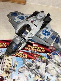 LEGO Marvel Super Heroes: Quinjet Aerial Battle (6869) Incomplete Jet Plane
