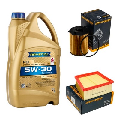 Inspektionspaket 5L RAVENOL für Ford Fiesta VI Transit Courier Kasten B-Max 1.6