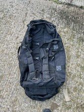 British Army Deployment Bag 100L Operational Travel Rucksack Black Ski Bergen