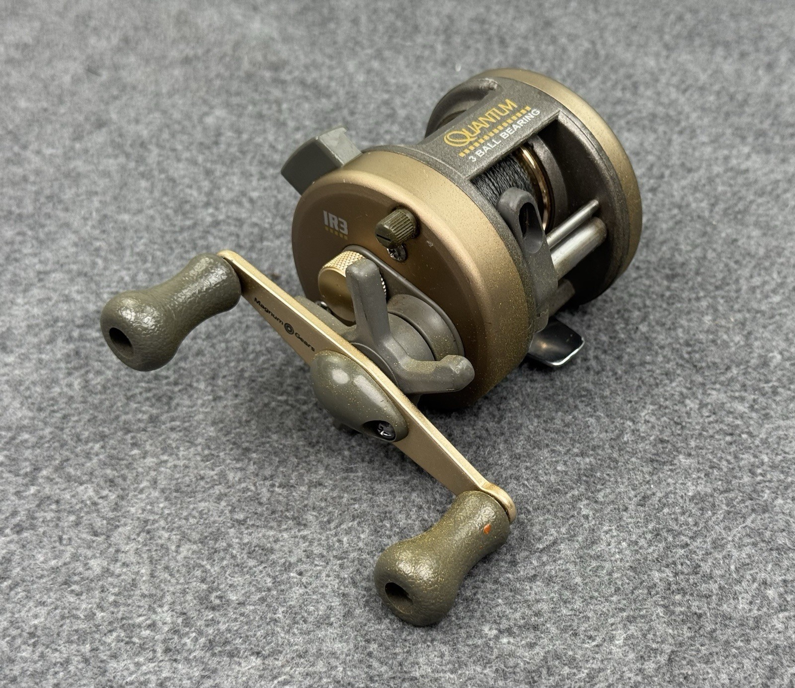 Quantum Iron IR3, 3 Bearing Baitcast Fishing Reel All Metal Design Japan