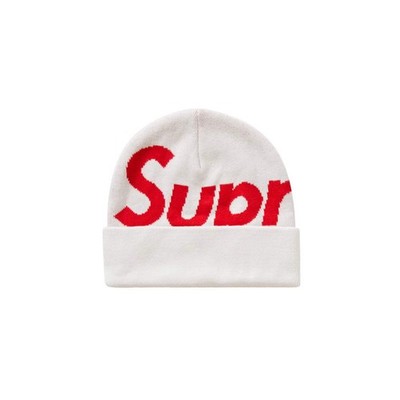 Supreme Big Logo Beanie (FW20) White | eBay