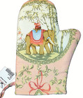 Thailand’s Jim Thompson New Oven Mitt quilted pink with elephant design NWT — photo 2