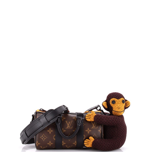 Louis Vuitton Keepall Bandouliere Bag Monogram Canvas with LV Friends Plush