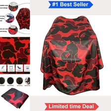 Barber Cape for Men Hair Cutting Salon Waterproof Anti-Static 63 by 56 Inches