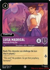 Luisa Madrigal - Magically Strong One Lorcana TCG 9 - 58/204 Cold Foil