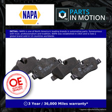 Brake Pads Set fits MINI COOPER F55, F56 1.5 Rear 2013 on NAPA 3426871299 New