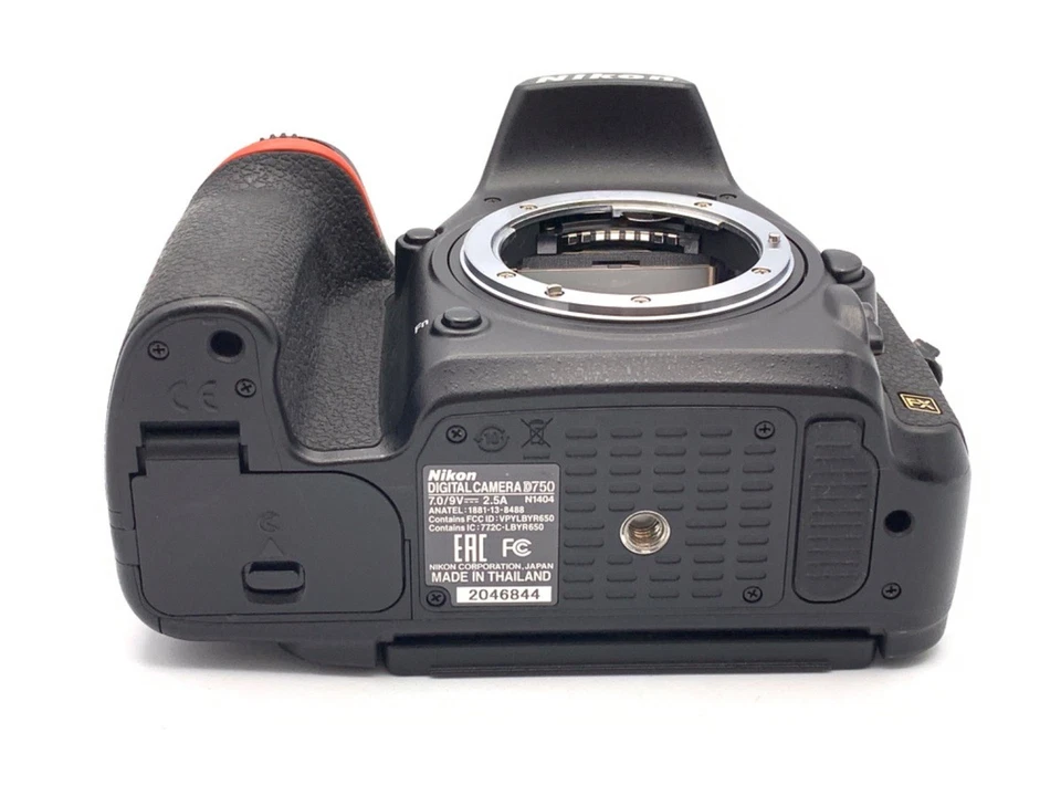 Cuerpo de cámara réflex digital de lente única Nikon D750 24,3 MP -EXC- 7655 Foto 3 de 3