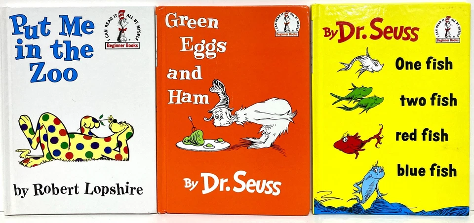 Dr Seuss Book Lot 14 Hardcover Beginner Bright and Early Books Readers - Image 3 of 4