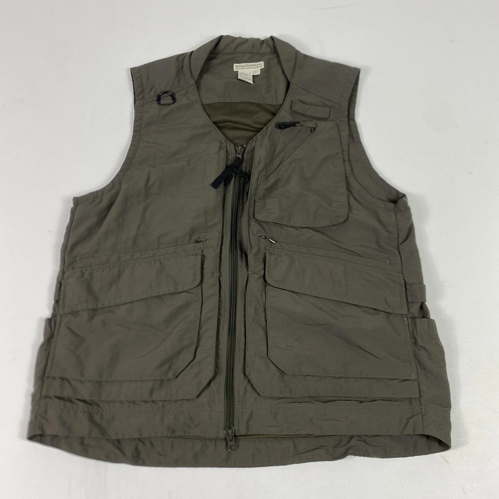 Royal Robbins Vest Mens Large Green Nylon Windbreaker Full Zip Fishing Hiking
Opens in a new window