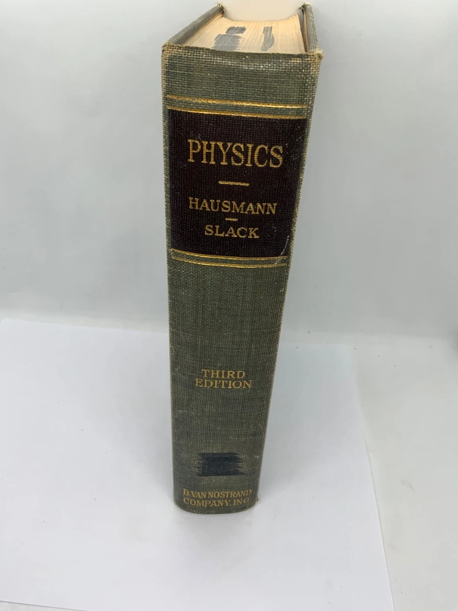 Physics Hardcover 1900-1949 Antiquarian & Collectible Books for