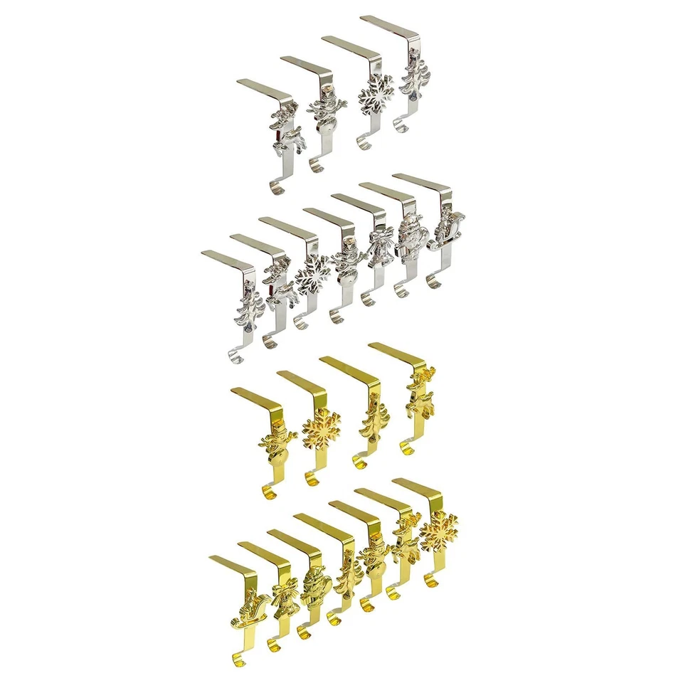 4 Pièces Porte-bas de Noël Accroches Polyvalentes pour Manteau Crochets de - Photo 1/1