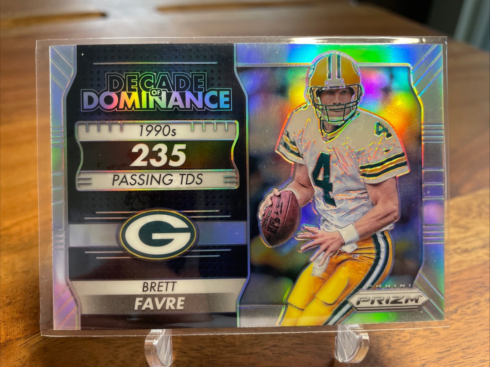 2016 PANINI PRIZM BRETT FAVRE SILVER PRIZM DECADE OF DOMINANCE ~ #15 PRIZM