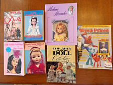 Lot of 7 Doll Collector Price Guide books 1981 - 1994 and a 1992 magazine