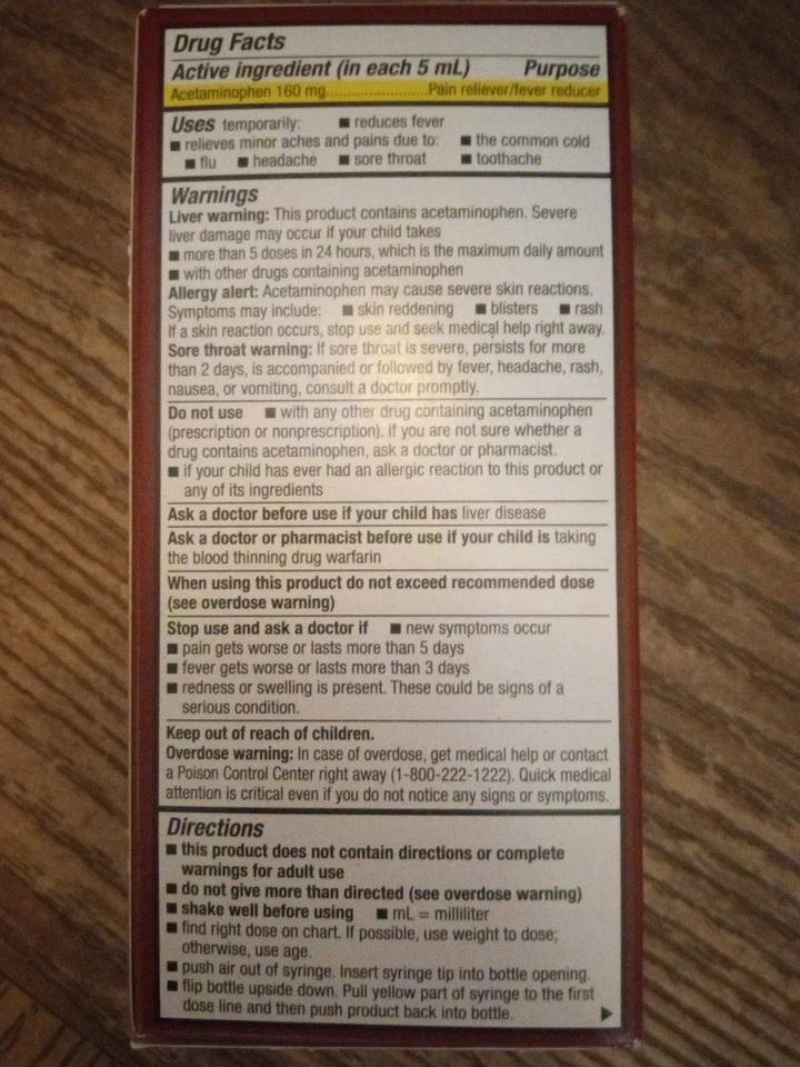 CVS Health Infants' Pain & Fever Acetaminophen for ages 2-3 yrs. - Image 3 of 4