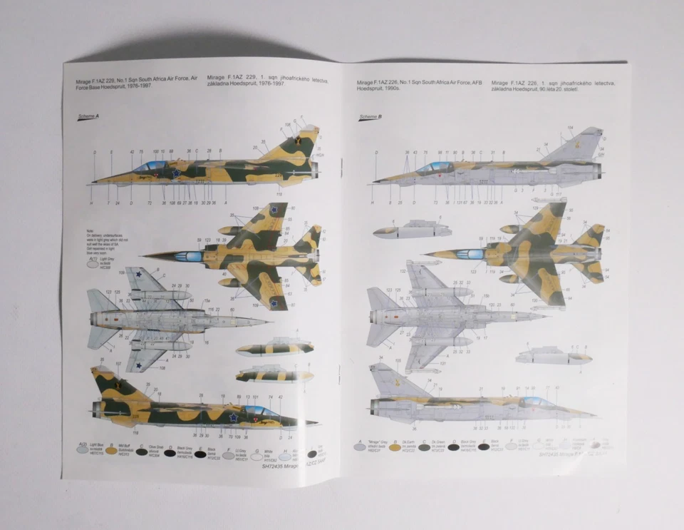 Mirage F.1AZ/CZ the South African Commie Killers Special Hobby 1/72 - Immagine 3 di 4