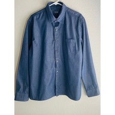 Van Heusen Men's Button Down Shirt Slim Fit Long Sleeve Top XL/17-17.5