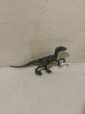 JURASSIC WORLD Blue Legacy VELOCIRAPTOR Dinosaur Figure 2017 Mattel Movable Limb