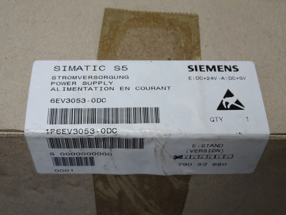 Original Siemens Simatic S5 Stromversorgung 6EV3053-0DC   #AU1 - Bild 3 von 3