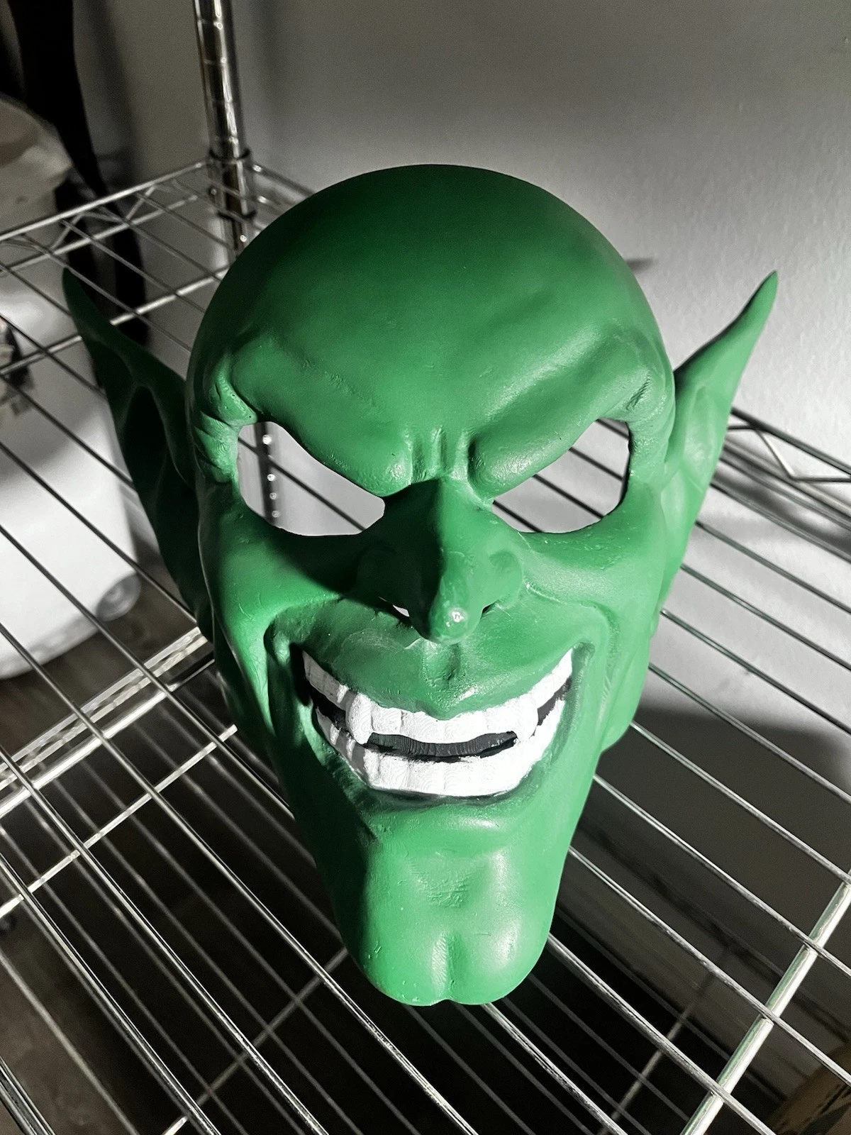 Green Goblin Marvel Costume Cosplay Mask Spiderman Comic Prop