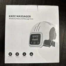KNEE MASSAGER WIRELESS CORDLESS INFRARED HEAT / VIBRATION NEW