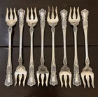 Gorham Buttercup Sterling Silver Cocktail Forks 5 1/2" Set of 8
