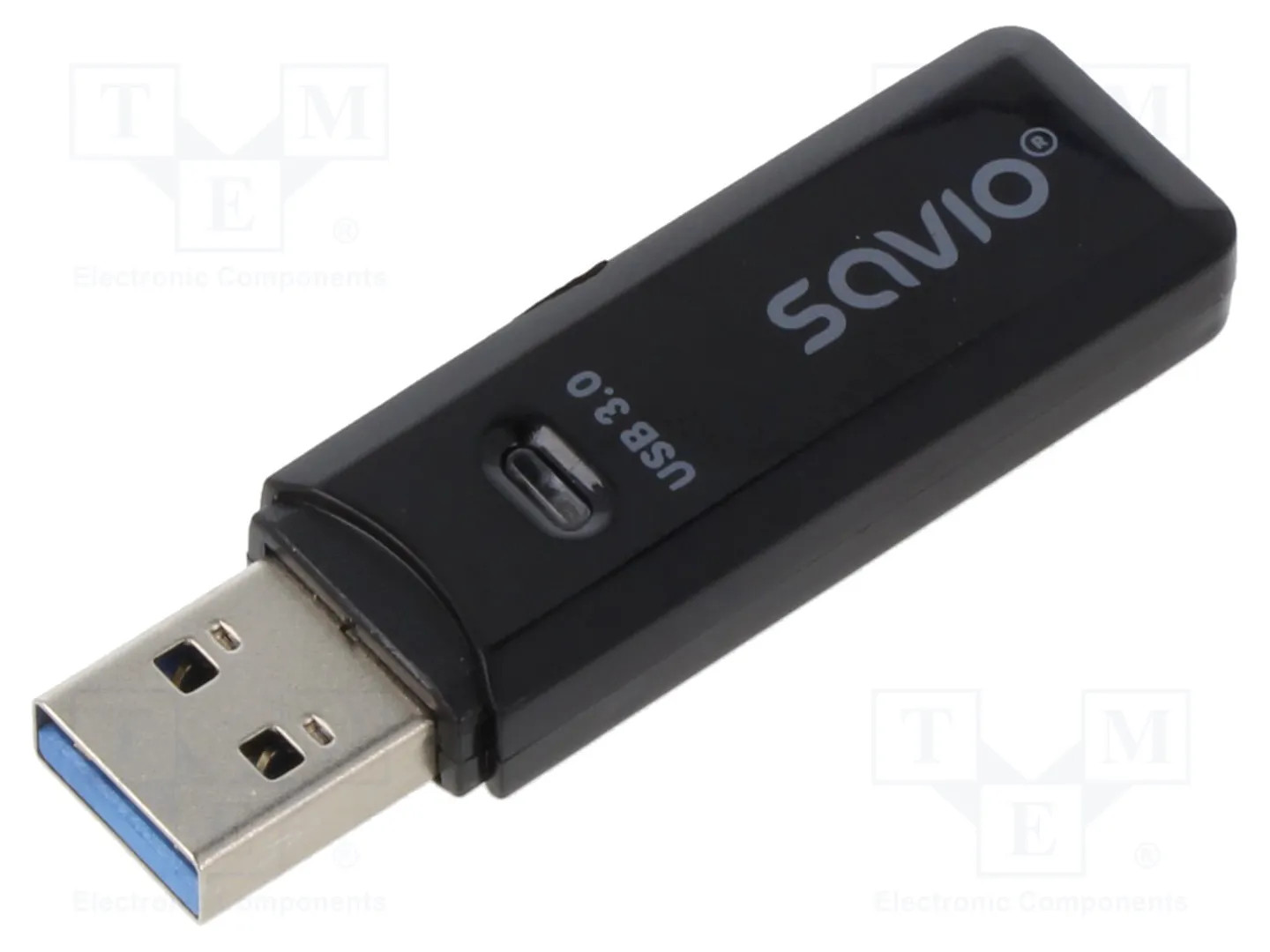 Savio Schwarz Ak-64 Sd-Kartenleser, Usb 3.0 - Bild 2