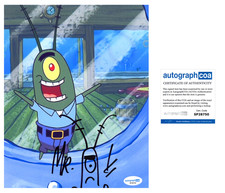 Mr. Lawrence ‘Spongebob Squarepants’ Signed 8x10 Photo ‘Plankton’ ACOA