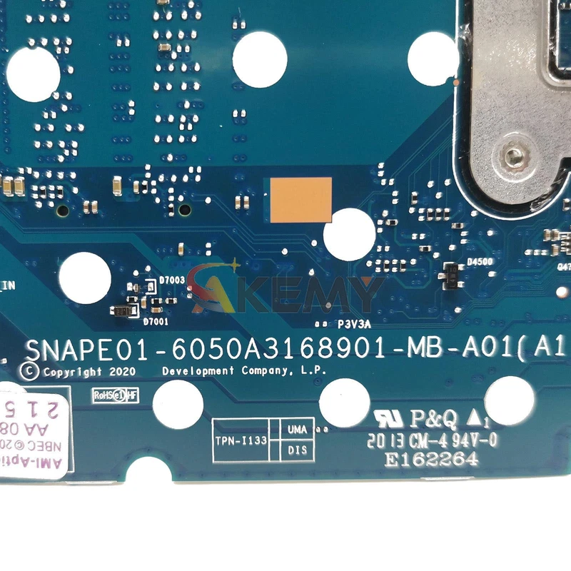 6050A3168901 For HP 17-BY 17T-BY Laptop Motherboard i5-1035G1 CPU L87451-601 6