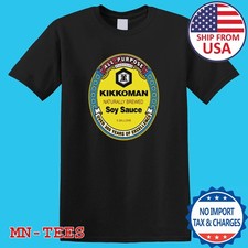 All Purpose Kikkoman Soy Sauce Black Size S-5XL