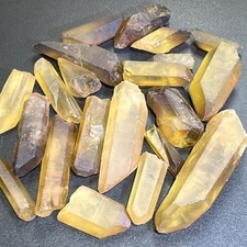 Citrine Crystals Natural Untreated Points Rough Raw Wholesale Healing Crystals