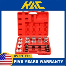 28pc Press and Pull Sleeve Remove Install Bushes & Bearings & Seals Tool Kit
